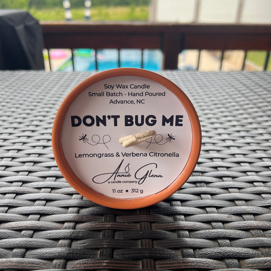 Don't Bug Me Terracotta Candle