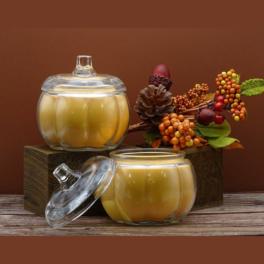 Limited Edition Pumpkin Glass Jar